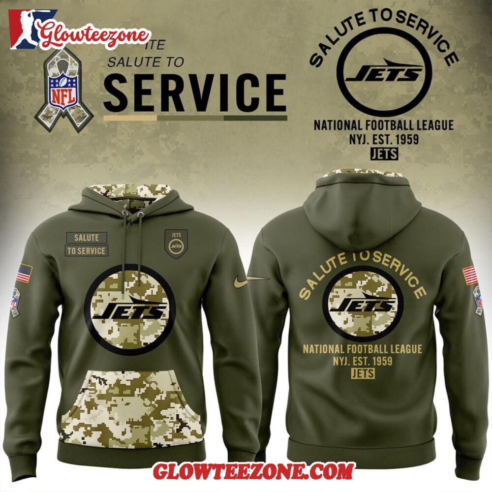 New York Jets Nfl Salute To Service Veterans Hoodie Shirt 1