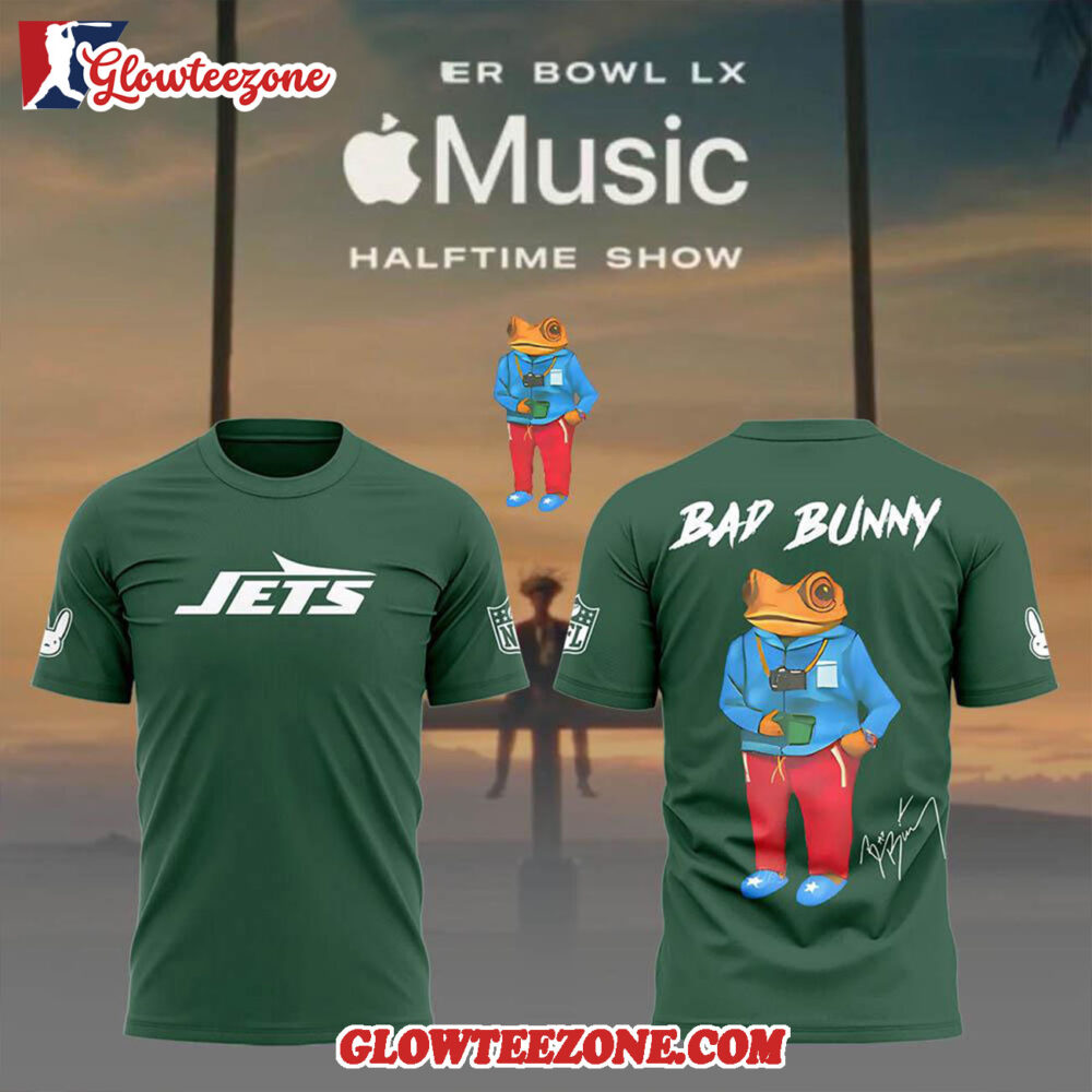 New York Jets X Bunny Signature 2025 T Shirt 1