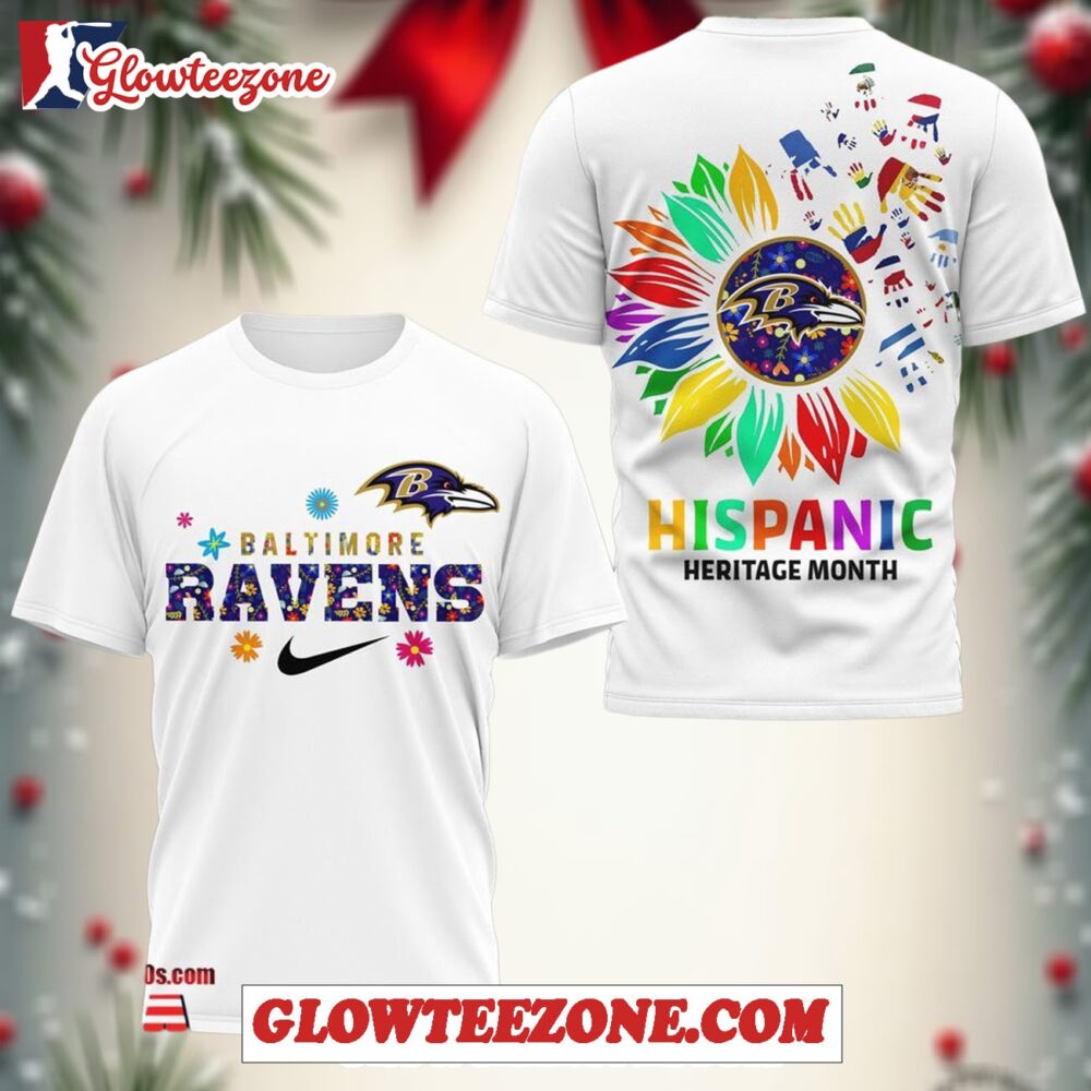 Nfl Baltimore Ravens Hispanic Heritage Month Unisex T shirt 1