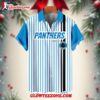 Nfl Carolina Panthers Classic Retro Mascot Line Summer Beach Hawaiian Shirt 1