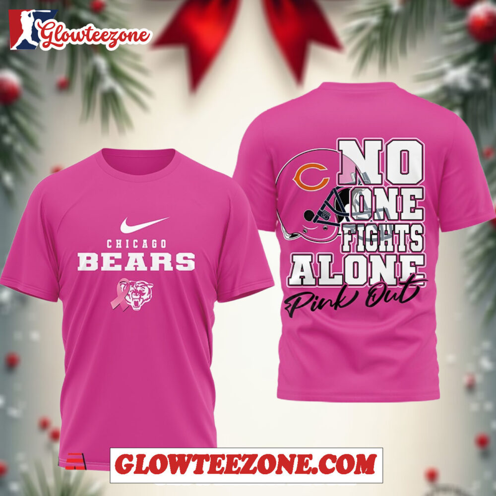 Nfl Chicago Bears Breast Cancer October 2025 3d Shirt 1