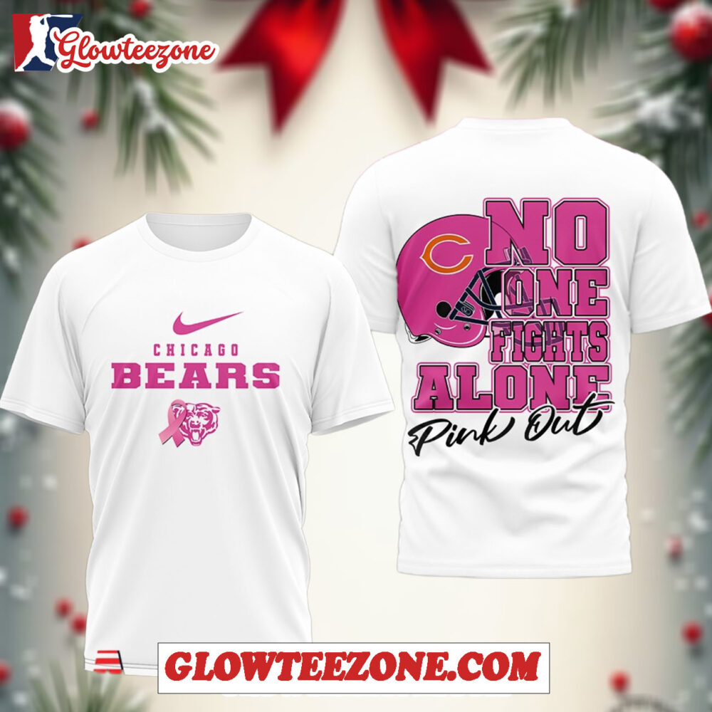 Nfl Chicago Bears Breast Cancer October 2025 3d Shirt White 1