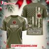 Nfl Chicago Bears Salute To Service 2025 Camo 3d Shirt 1