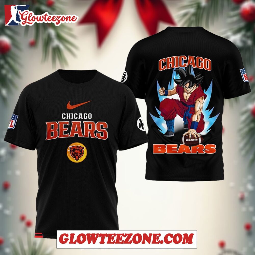 Nfl Chicago Bears X Dragon Ball Z Special T Shirt 1