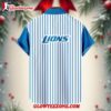 Nfl Detroit Lions Classic Retro Mascot Line Summer Beach Hawaiian Shirt 2