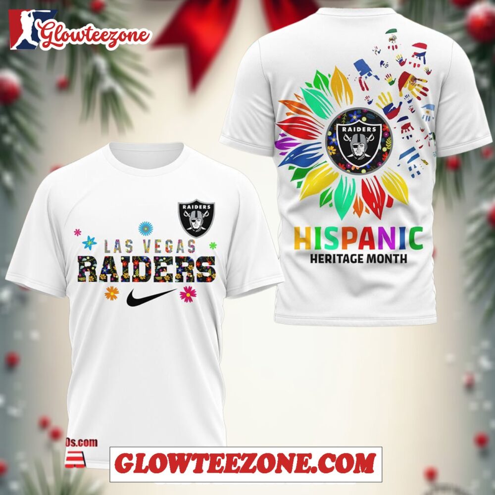 Nfl Las Vegas Raiders Hispanic Heritage Month Unisex T shirt 1