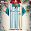 Nfl Miami Dolphins Classic Retro Mascot Line Summer Beach Hawaiian Shirt 1