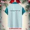 Nfl Miami Dolphins Classic Retro Mascot Line Summer Beach Hawaiian Shirt 2