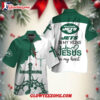 Nfl New York Jets In My Veins Jesus Im My Heart Hawaiian Shirt 1