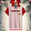 Nfl San Francisco 49ers Classic Retro Mascot Line Summer Beach Hawaiian Shirt 1
