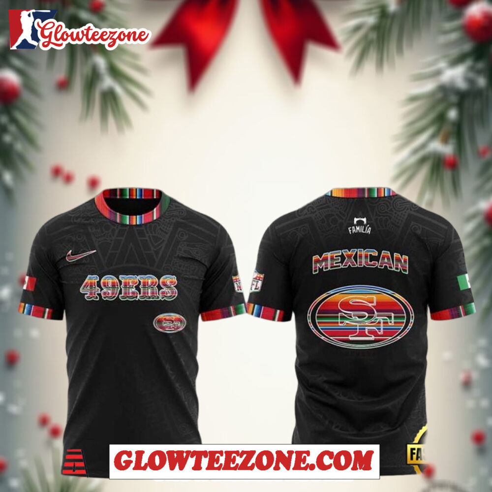 Nfl San Francisco 49ers Mexican Heritage 2025 Unisex 3d Shirt 1