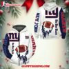 Ny Giants Go Big Blue Zip Hoodie 1