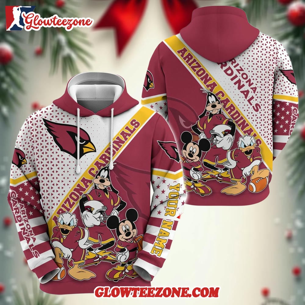 Personalized Arizona Cardinals Hoodie Character Cartoon Movie Unisex Hoodie 1