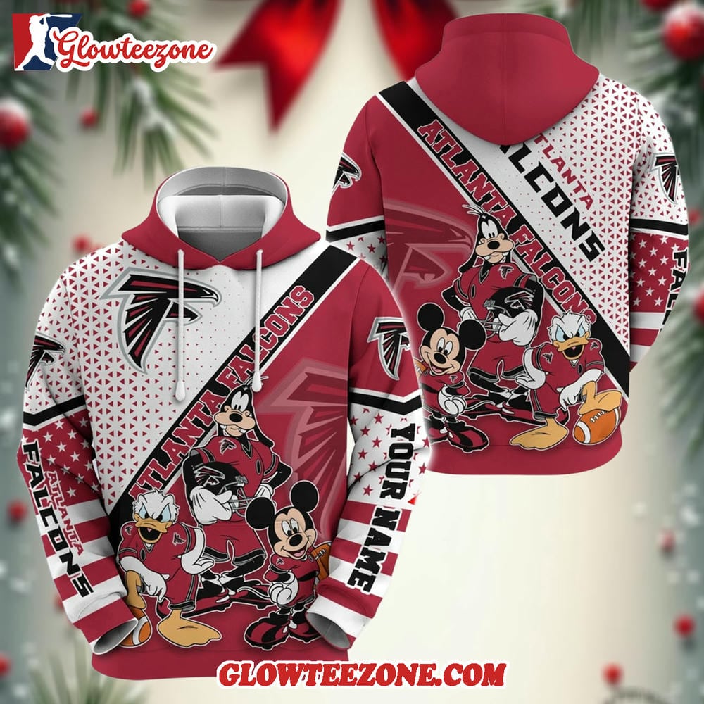Personalized Atlanta Falcons Hoodie Character Cartoon Movie Unisex Hoodie 1