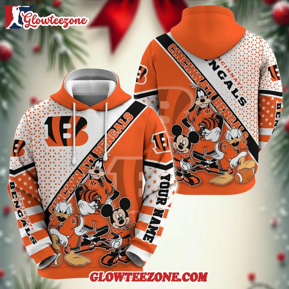Personalized Cincinnati Bengals Hoodie Character Cartoon Movie Unisex Hoodie 1