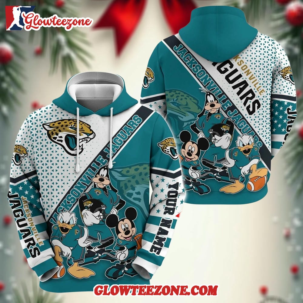 Personalized Jacksonville Jaguars Hoodie Character Cartoon Movie Unisex Hoodie 1