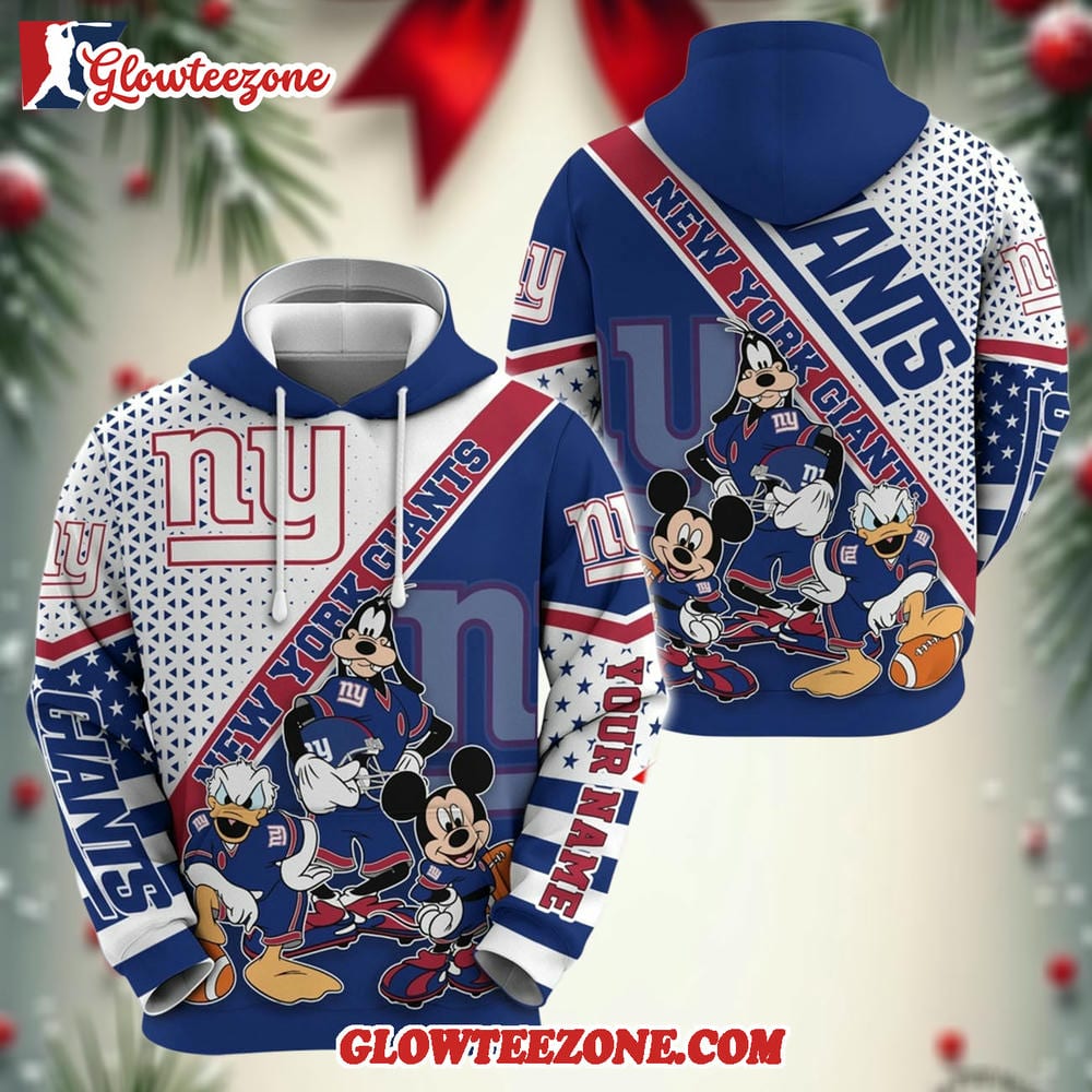 Personalized New York Giants Hoodie Character Cartoon Movie Unisex Hoodie 1
