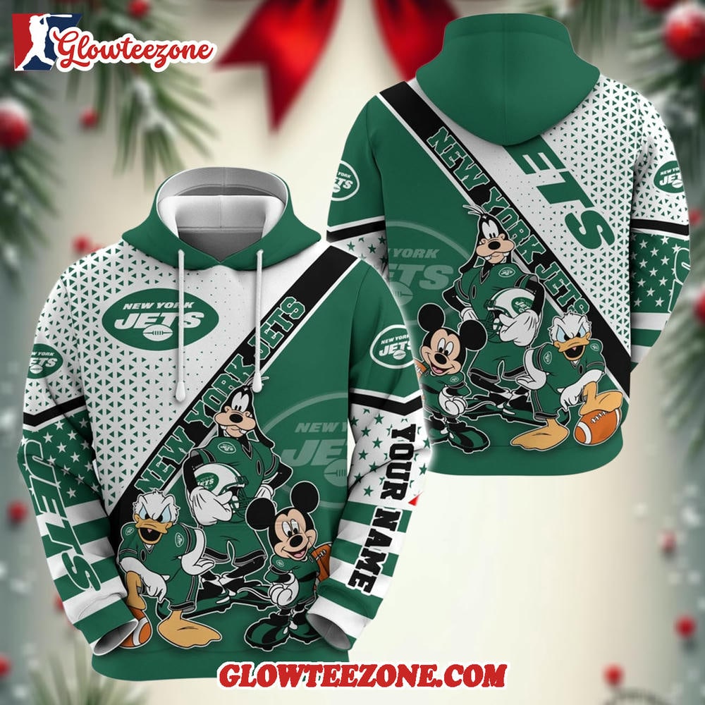 Personalized New York Jets Hoodie Character Cartoon Movie Unisex Hoodie 1