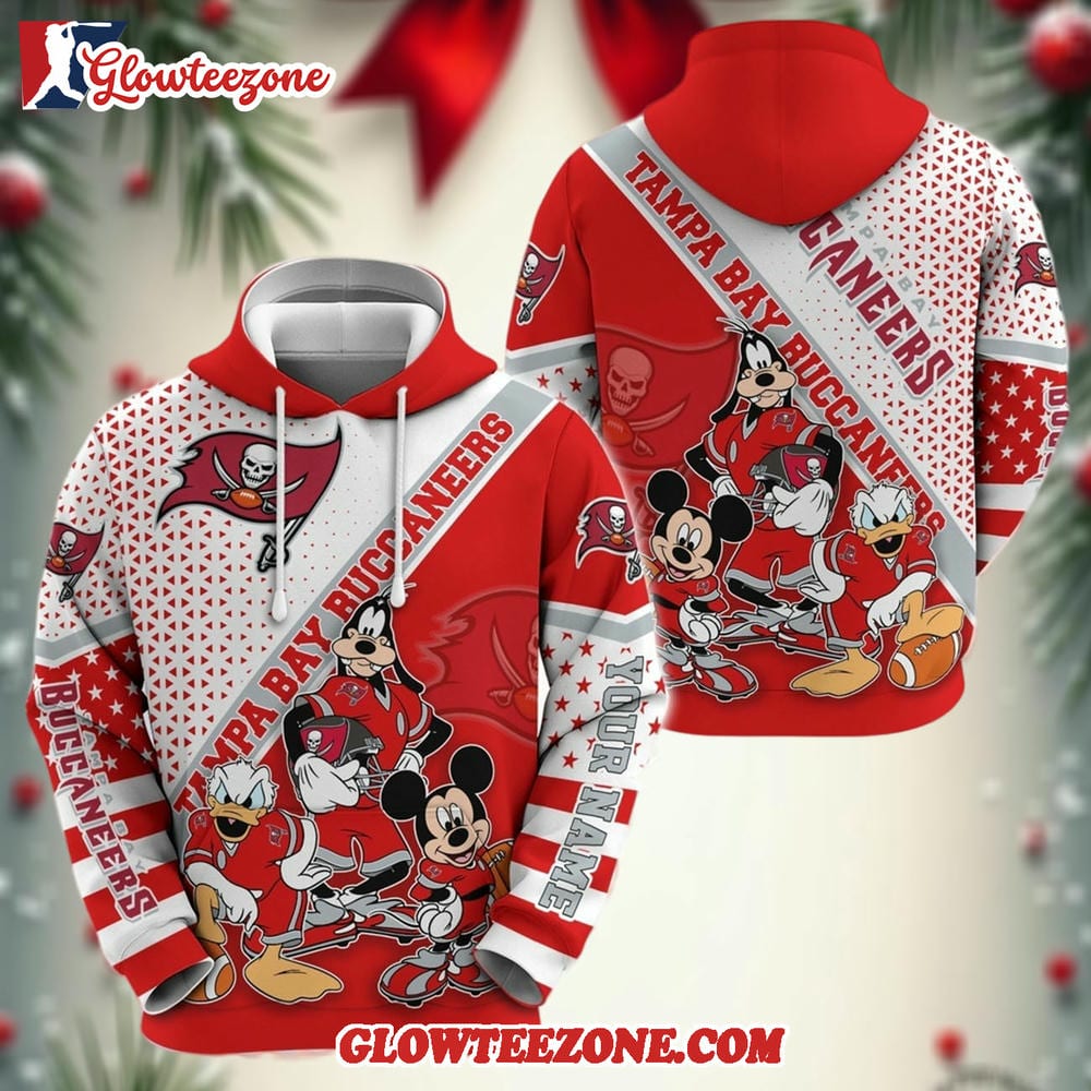 Personalized Nfl Tampa Bay Buccaneers Hoodie Character Cartoon Movie Unisex Hoodie 1