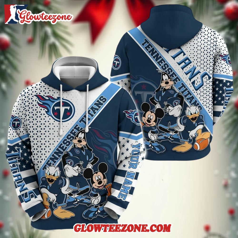 Personalized Nfl Tennessee Titans Hoodie Character Cartoon Movie Unisex Hoodie 1