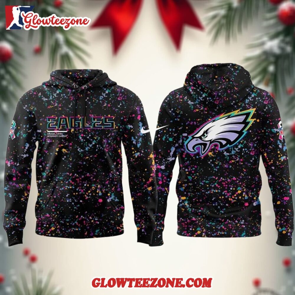 Philadelphia Eagles 2025 Nfl Crucial Catch Limited Hoodie Shirt 1