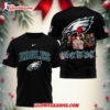 Philadelphia Eagles 2025 Nfl Not For The Weak Halloween All Over Print Shirt 1