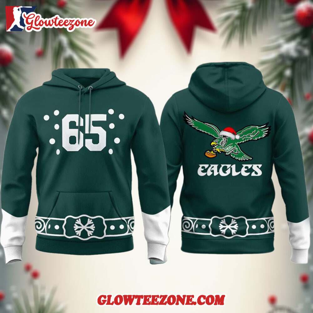 Philadelphia Eagles Christmas 65 Fan Holiday Hoodie Shirt 1