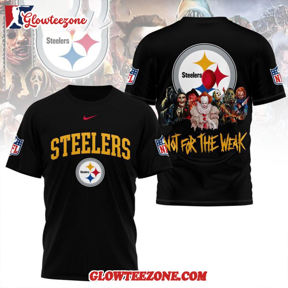 Pittsburgh Steelers 2025 Nfl Not For The Weak Halloween All Over Print Shirt 1