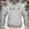 Pittsburgh Steelers Heartbeat Hoodie Unisex Football T shirt Hoodie 1