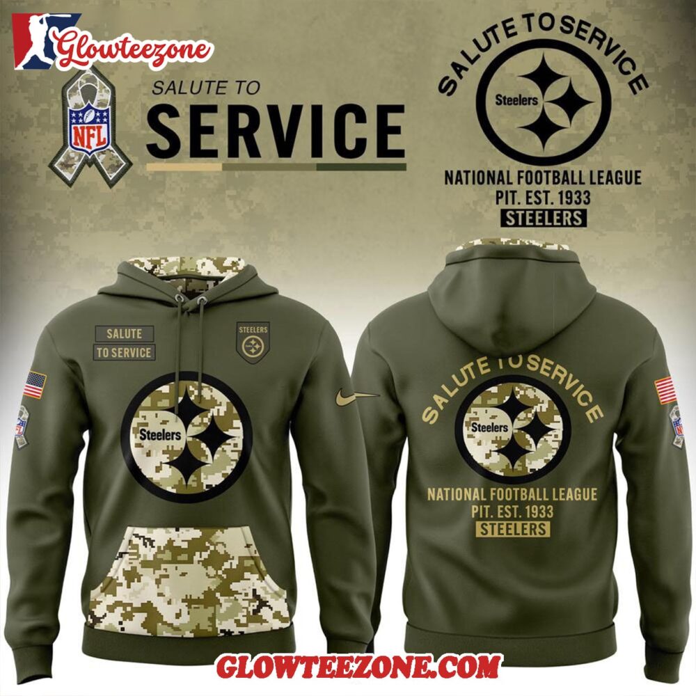 Pittsburgh Steelers Nfl Salute To Service Veterans Hoodie Shirt 1