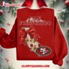 San Francisco 49ers 2025 Nfl Cozy State Bow Sweatshirt 1