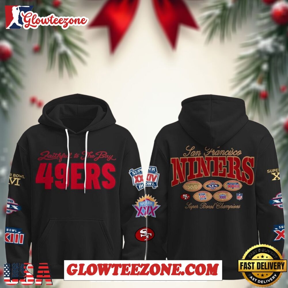 San Francisco 49ers Vintage 1990 Legacy Collection All Over Print Hoodie 1