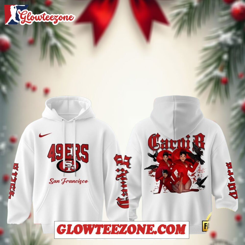 San Francisco 49ers X Cardi B Little Miss Drama Tour 2026 Limited Edition Hoodie 1