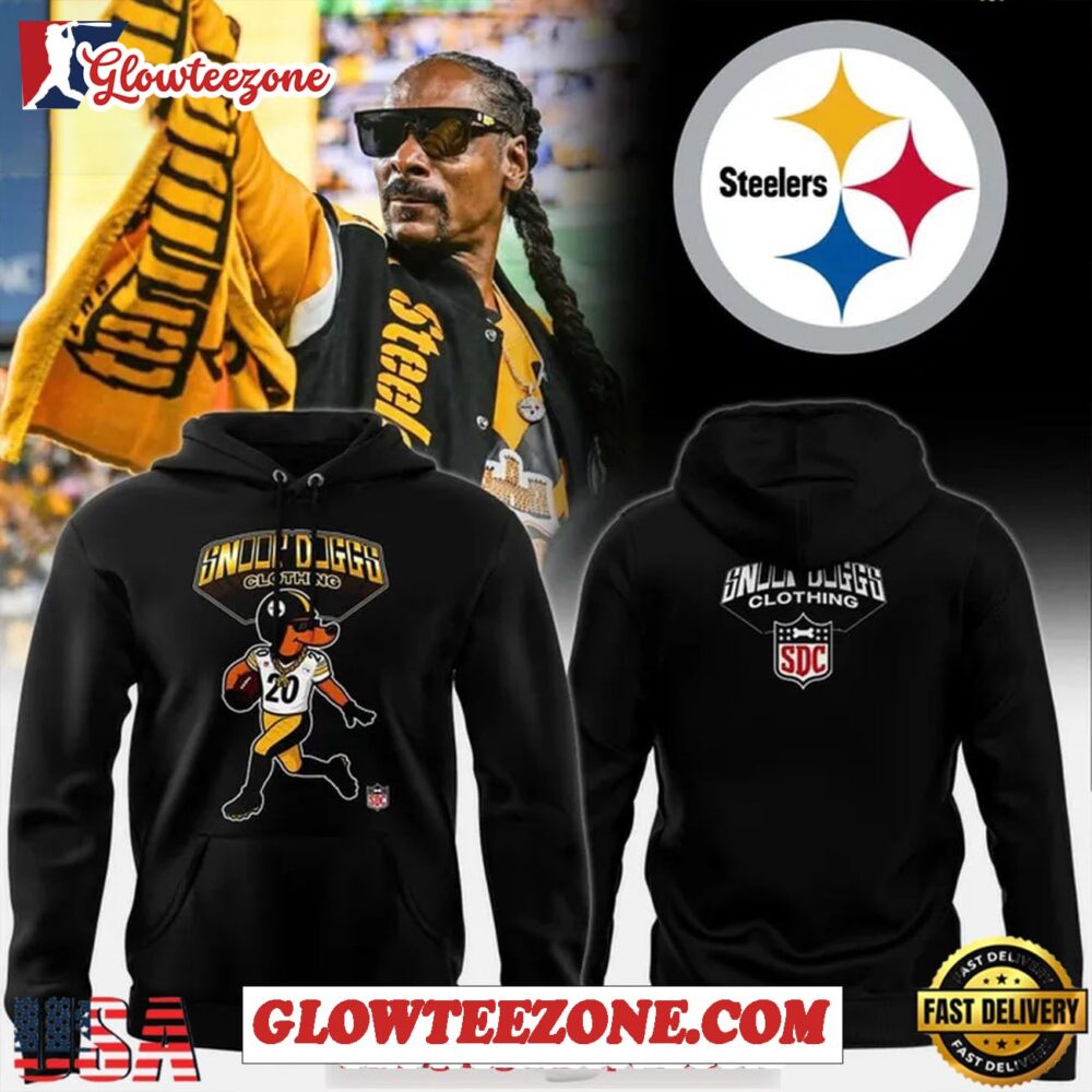 Snoopy Pittsburgh Steelers Nfl 2025 Black Football Unisex Hoodie 1