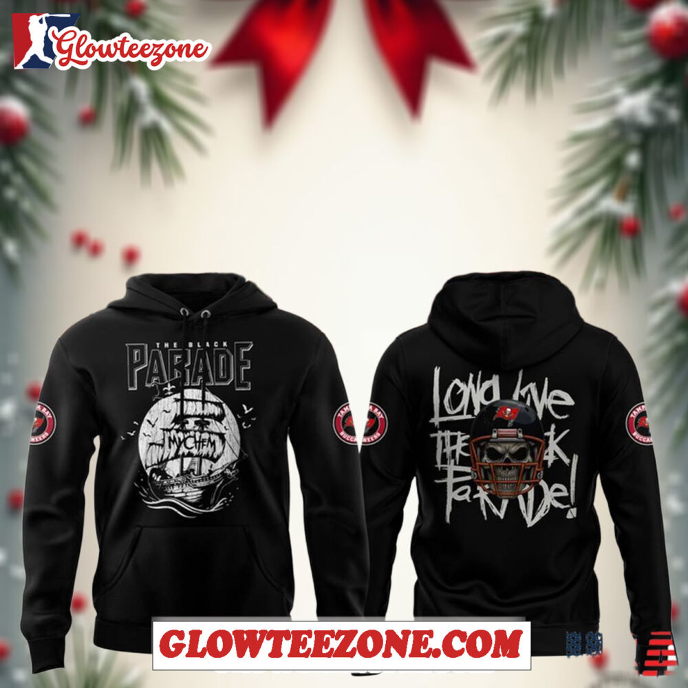 Tampa Bay Buccaneers X My Chemical Romance Tour 2025 All Over Print Hoodie Shirt 1