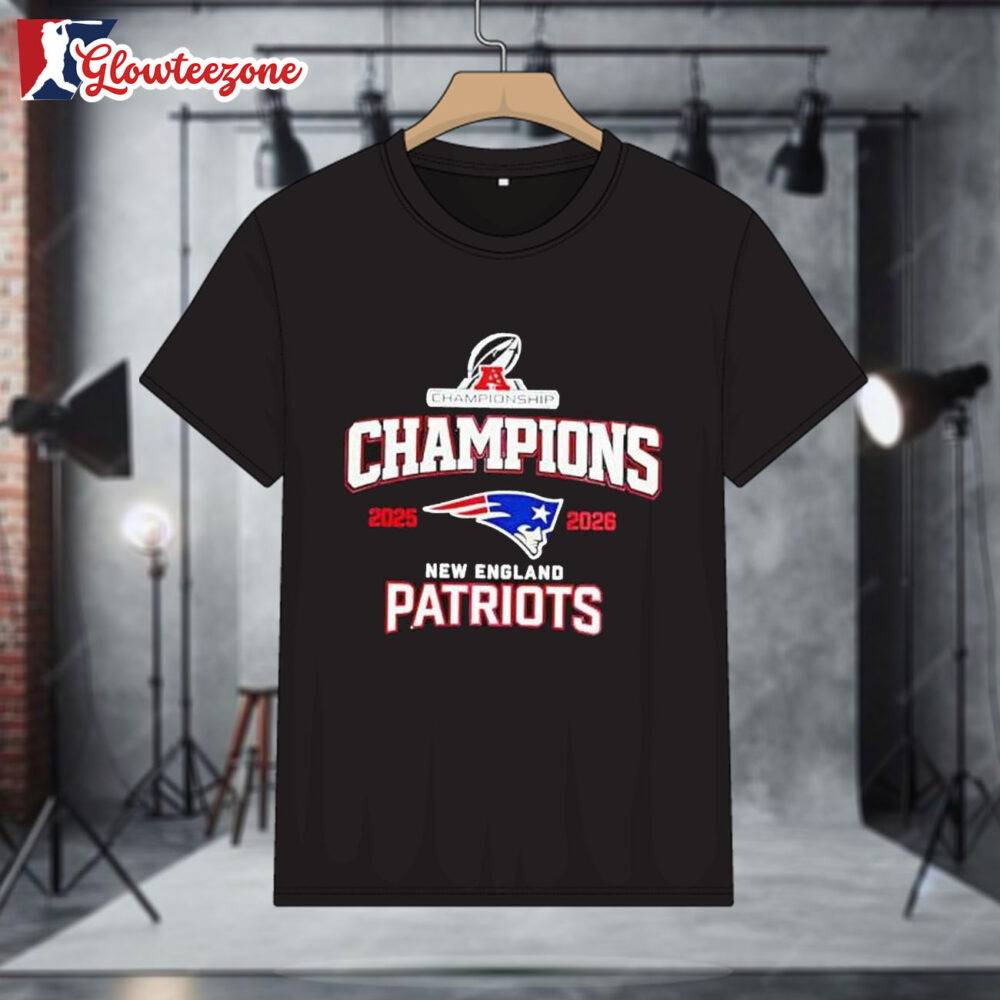 AFC Champions New England Patriots 2025 2026 Shirt 1