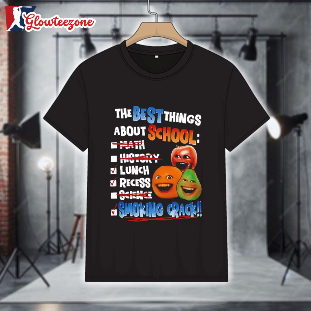 Annoying Orange Smoking Crack Shirt 1