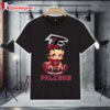 Atlanta Falcons Betty Boop Football T Shirt 1