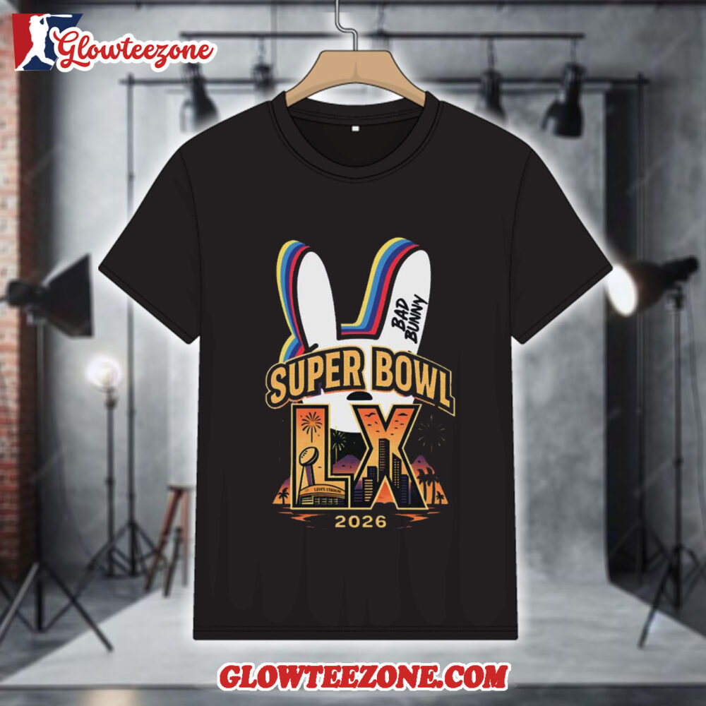 Bad Bunny Super Bowl LX 2026 Stadium California Game T Shirt 1