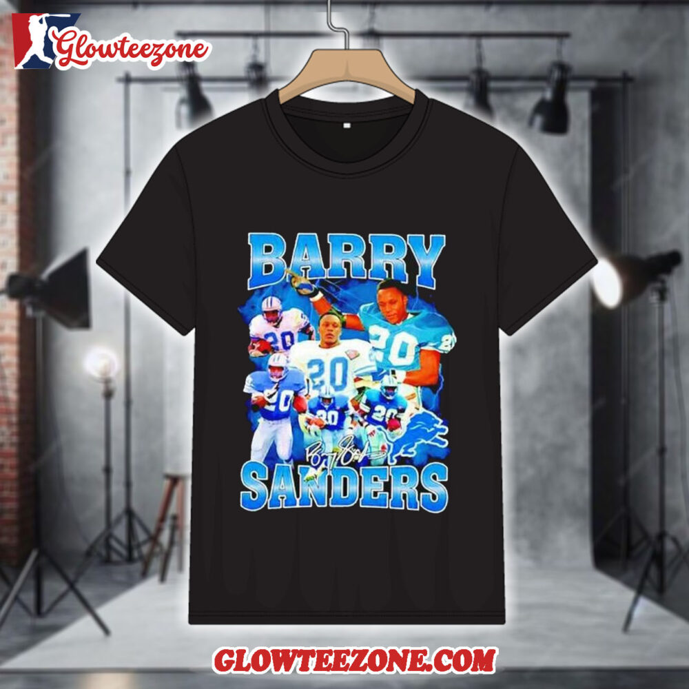 Barry Sanders Detroit Lions vintage 90s 2026 Shirt 1