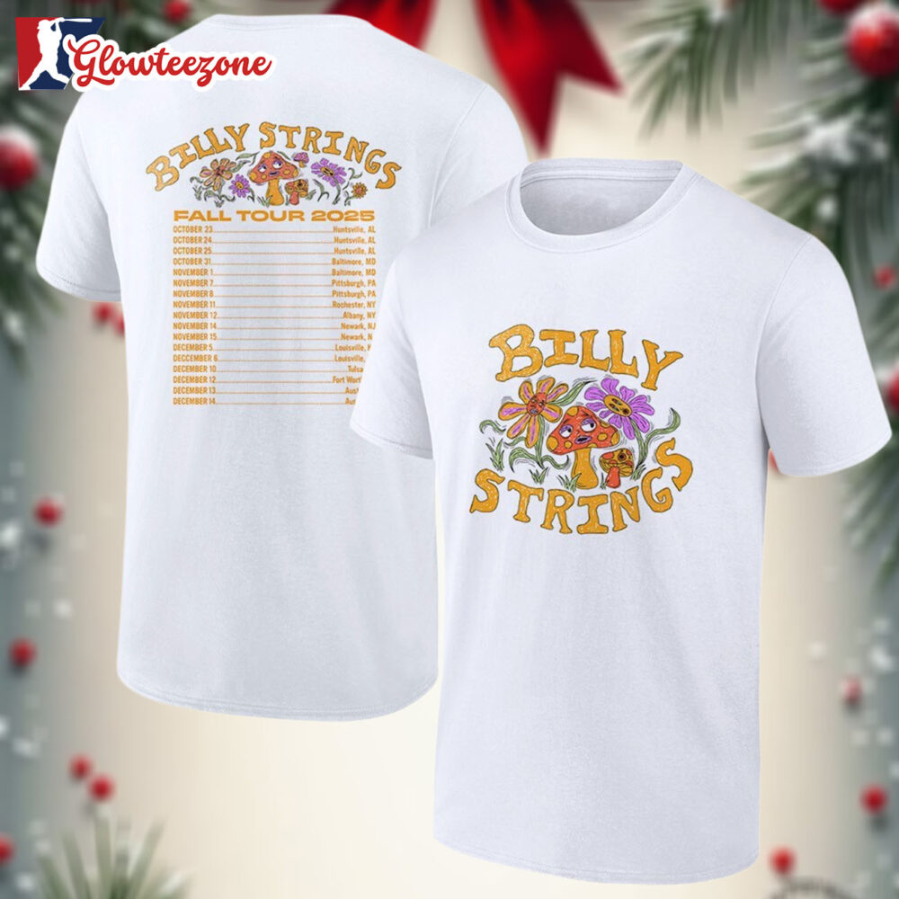 Billy Strings Mushroom with Dates Benefiting Shirt 1