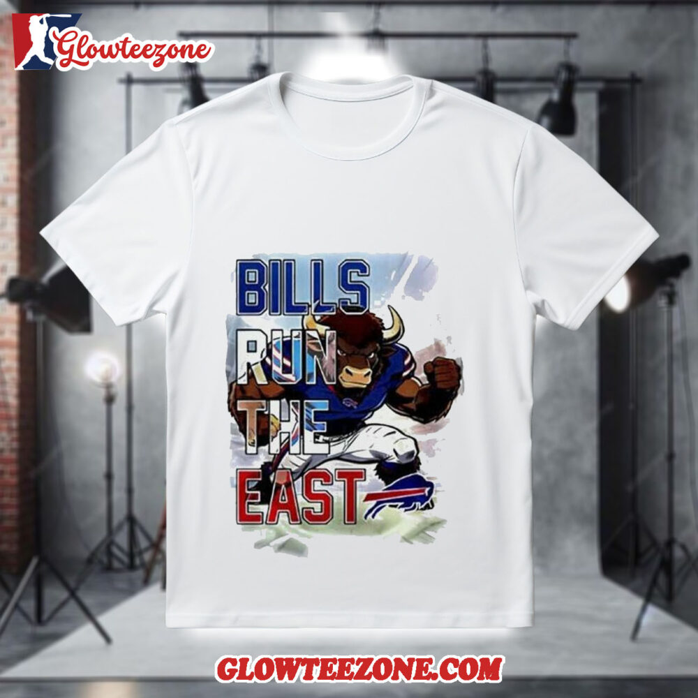 Buffalo Bills 2025 NFL Wild Card Weekend Bills Run the East Mascot Shirt 1