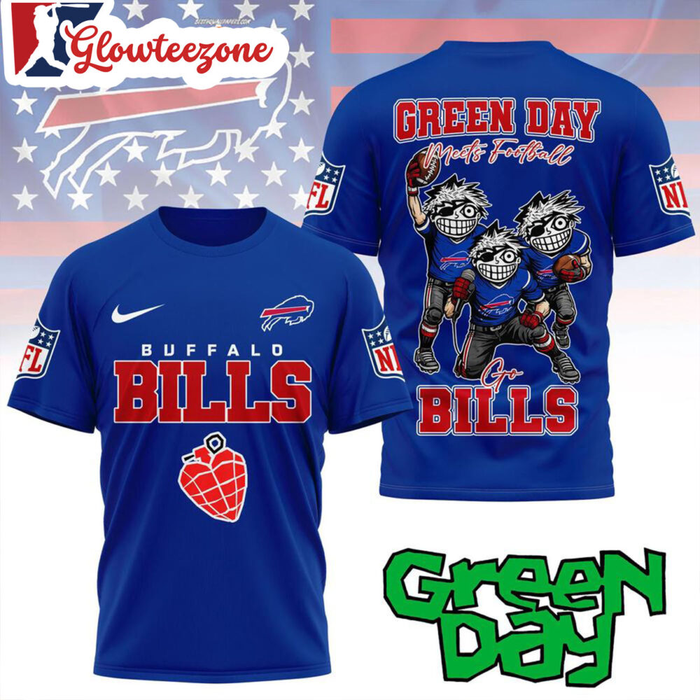 Buffalo Bills 2026 Green Day All Over Print Shirt