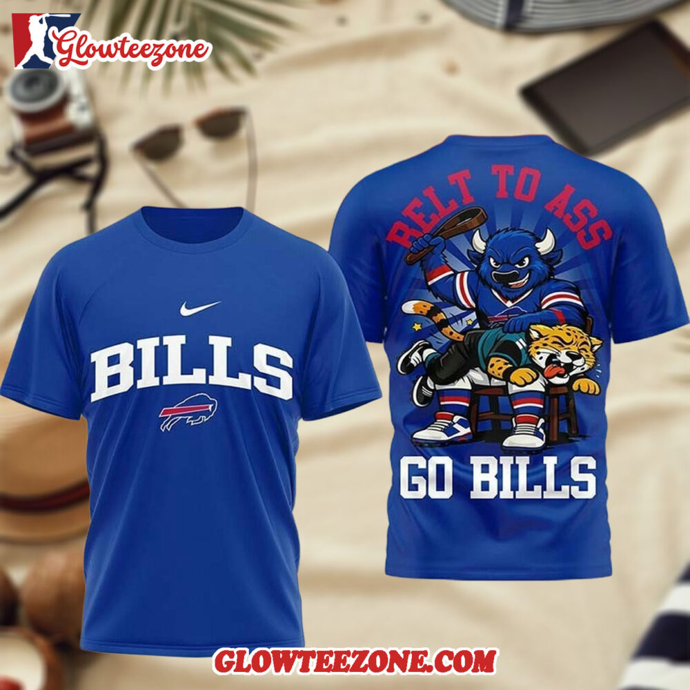 Buffalo Bills Mascot Belt To Ass Go Bills Funny Shirt Fan Gift 2026 3D Shirt