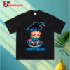 Carolina Panthers Betty Boop Football T Shirt 3