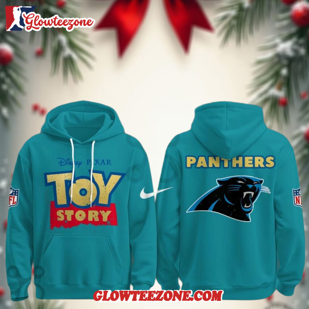 Carolina Panthers NFL x Toy Story 5 Limited Edition Hoodie And Joggers 1