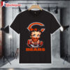 Chicago Bears Betty Boop Football T Shirt 1