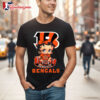 Cincinnati Bengals Betty Boop Football T Shirt 2