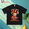 Cincinnati Bengals Betty Boop Football T Shirt 3