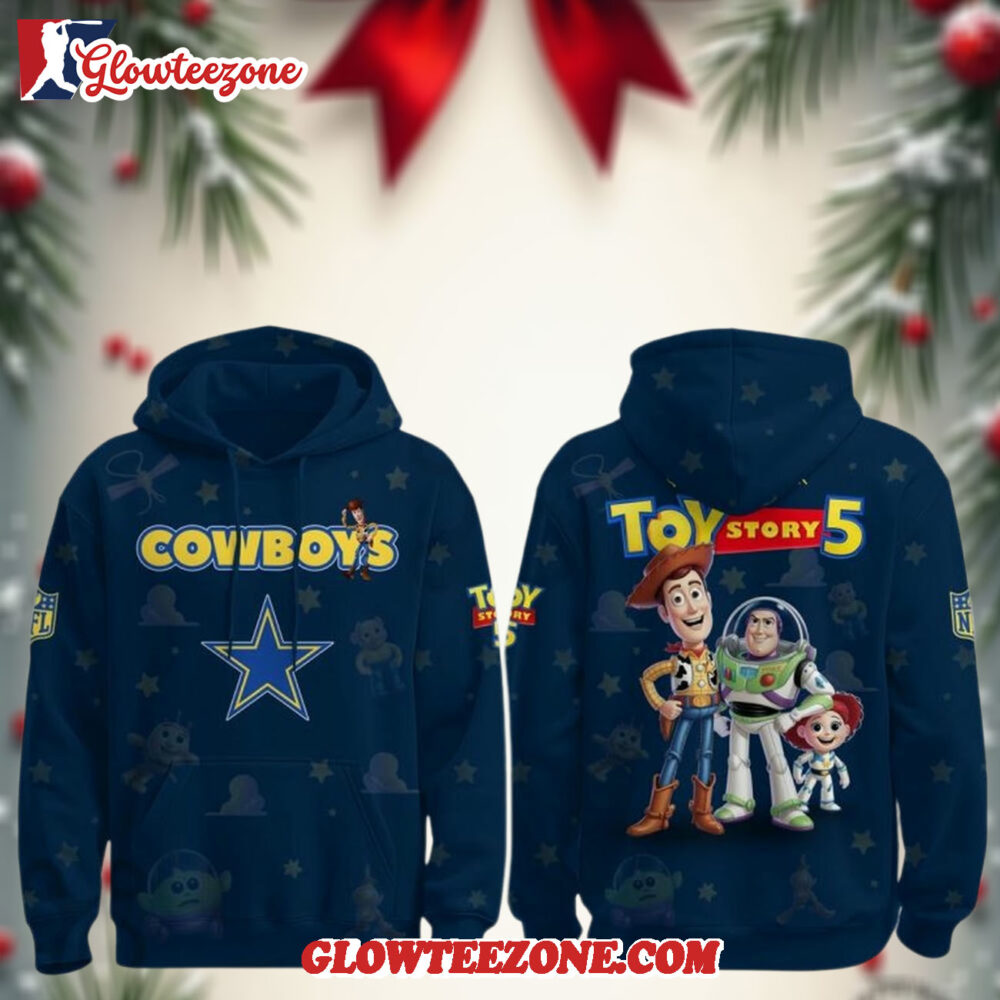 Dallas Cowboys NFL x Toy Story 5 Limited Hoodie And Joggers 1